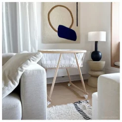 Charlie Crane Roues pour berceau Kumi - Set de 4 | Blanc