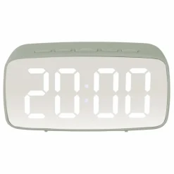 Homme Present Time Réveil oval LED Silver |