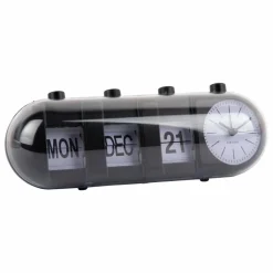 Present Time Réveil Retro tube | Noir Hot