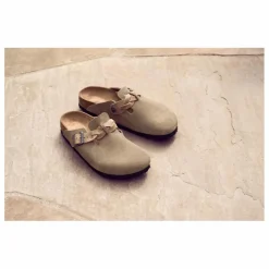 Outlet BIRKENSTOCK Sabots Boston Braided Chaussant Etroit | Taupe