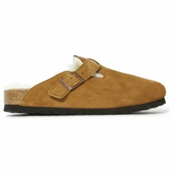 Femme BIRKENSTOCK Sandales, Espadrilles|Sabots Boston Fur Cuir Suede - Collection Adulte |