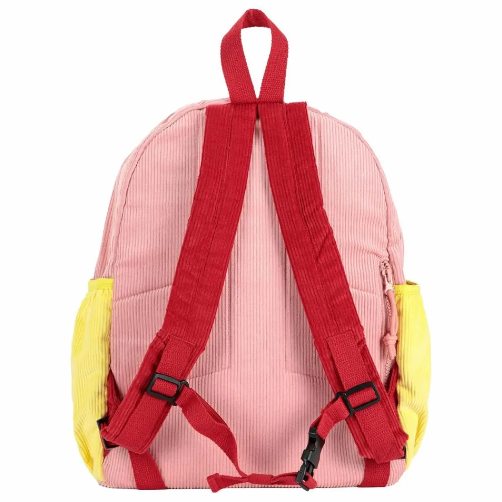 Hot Bobo Choses Sac à Dos Colorblock Velours Côtelé | Rose