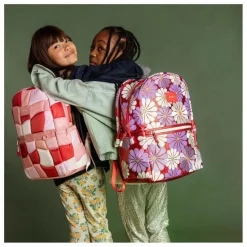 Hot State Bags Sac à Dos Kane Deux Poches Ruby Floral | Corail