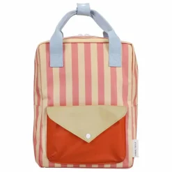 Sticky Lemon Sac à Dos Medium Envelope Rayé | Rose Discount