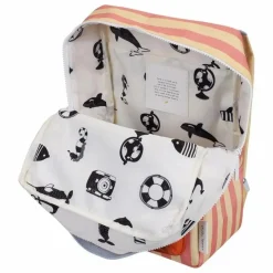 Sticky Lemon Sac à Dos Medium Envelope Rayé | Rose Discount