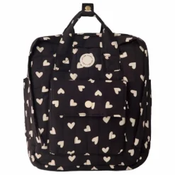 Best Rylee + Cru Sac à Dos Mini Cœurs | Noir