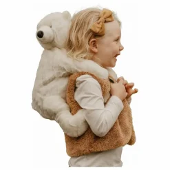 Wild & Soft Sac à dos Ours | Blanc Best