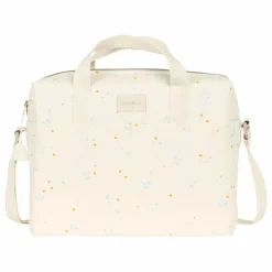 Nobodinoz Sac à langer imperméable Gala Opéra Orange Cherries | Beige Best