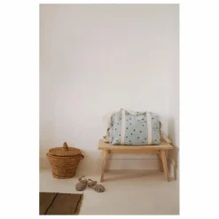 Rose in April Sac à langer Raphaël imprimé cœurs | Bleu ciel Sale