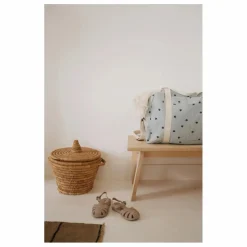 Rose in April Sac à langer Raphaël imprimé cœurs | Bleu ciel Sale