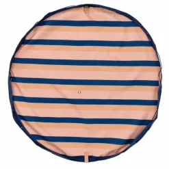 Play and Go Tapis De Jeux|Sac / Tapis de jeu d'extérieur Noomad - Rayures Moka