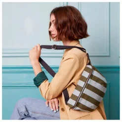 La cerise sur le gâteau Sac banane Rita | Bleu Turquoise - Vert Foncé Sale