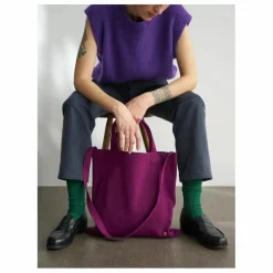 La cerise sur le gâteau Sac City Iona en toile de coton | Pourpre Hot