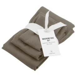 The Organic Company Petits Rangements|Sac de lavage en coton bio - Set de 3 |