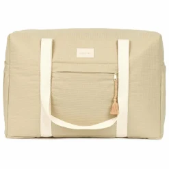 New Nobodinoz Sac de maternité imperméable en coton bio Opéra | Sauge