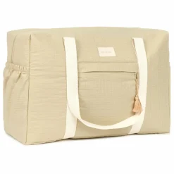 New Nobodinoz Sac de maternité imperméable en coton bio Opéra | Sauge