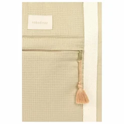 New Nobodinoz Sac de maternité imperméable en coton bio Opéra | Sauge