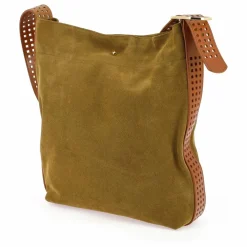 Hot herbert frère soeur Sac Le Enzo Cran Velours | Tabac