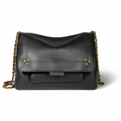 Jérôme Dreyfuss Sac Lulu M Cuir de Veau | Noir