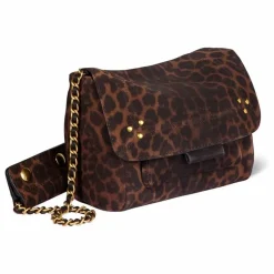 Femme Jérôme Dreyfuss Sac Lulu S Croûte Velours Léopard |