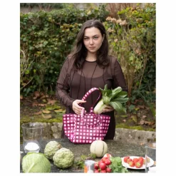 Kabas Sac Lunch bag avec doublure isotherme | Rose fuschia