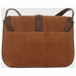 Maria de la Orden Sac Noah Velours Côtelé et Cuir | Camel Sale
