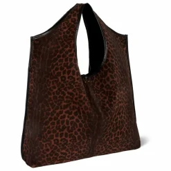 Outlet Jérôme Dreyfuss Sac Paco Croûte Velours Léopard | Marron