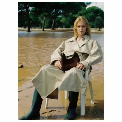 Elleme Sac Small Boomerang Suède | Marron New