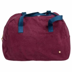 Discount La cerise sur le gâteau Sac week-end en coton bio Iona | Bordeaux