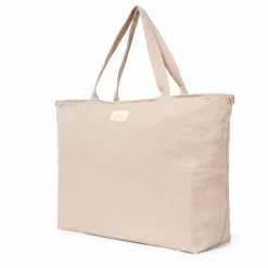 Online Adorna Sac week-end en lin | Rose poudré