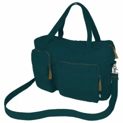 Numero 74 Sac weekender en coton bio | Teal Blue S022 Sale