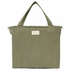 Adorna Sac zippé en lin | Vert kaki Hot
