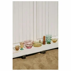 Clearance Denise Saladier en verre Roméo | Rose fuschia