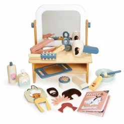 Hot Tender Leaf Toys Salon de coiffure Multicolore