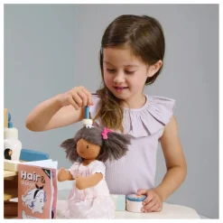 Hot Tender Leaf Toys Salon de coiffure Multicolore