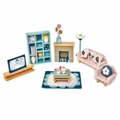 New Tender Leaf Toys Salon pour maison de poupées Multicolore