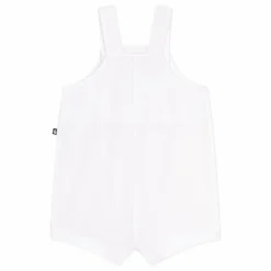 Petit Bateau Salopette Bargain Coton Bio | Ecru Clearance