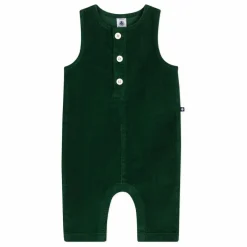 New Petit Bateau Salopette Côtelée | Vert sapin