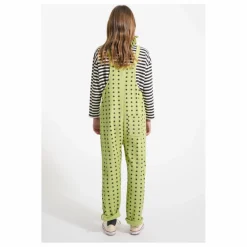 Piupiuchick Salopette Côtelée Etoiles Coton Bio | Vert Hot