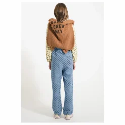 Piupiuchick Salopette en Jean Cœurs | Bleu Clair Clearance