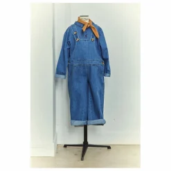 Poudre Organic Salopette en Jean Quetsche | Bleu jean New
