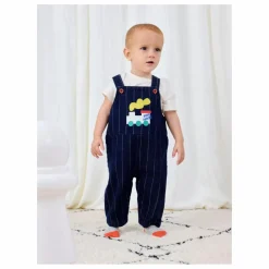 Bobo Choses Salopette en Jean Train Coton Bio |