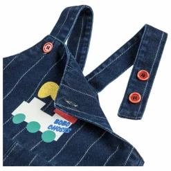 Bobo Choses Salopette en Jean Train Coton Bio |