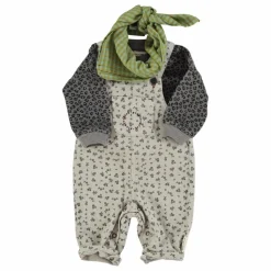 Piupiuchick Salopette Fleurie Bébé |