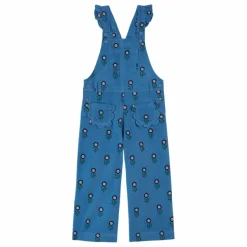 Enfant Emile et Ida Salopette Fleurie Velours Côtelé |