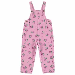 Piupiuchick Salopette Fleurs Velours Côtelé | Rose Online