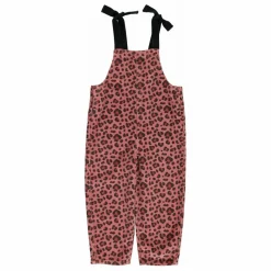 Enfant Piupiuchick Salopette Léopard Velours Côtelé |