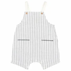 Búho Salopette Rayures | Blanc Sale
