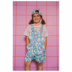 Hot Favorite People Salopette Short Yo-Yos | Turquoise