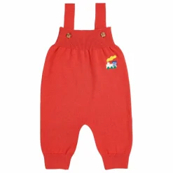 Bobo Choses Salopette Train Maille Coton Bio | Rouge Outlet